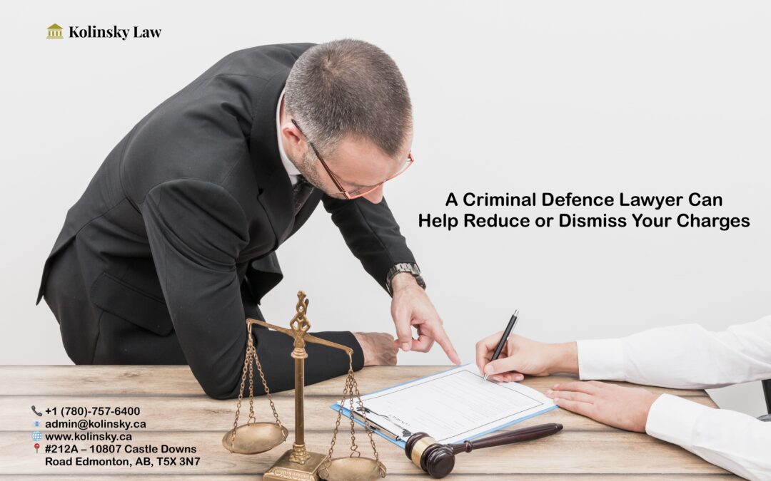 How a Criminal Defence Lawyer Can Help Reduce or Dismiss Your Charges