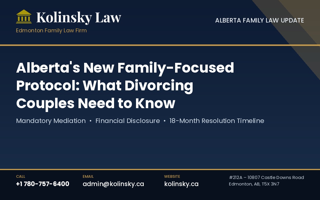 Alberta’s New Family-Focused Protocol: What Divorcing Couples Need to Know